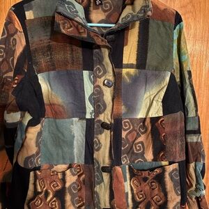 Multicolor Patchwork Jacket by Winter sun Size M
